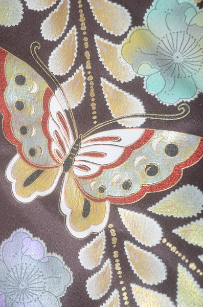Long-sleeved kimono 6 items set / Furisode / FK#1-704