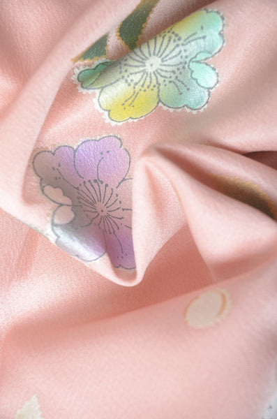 Long-sleeved kimono 6 items set / Furisode / FK#1-704