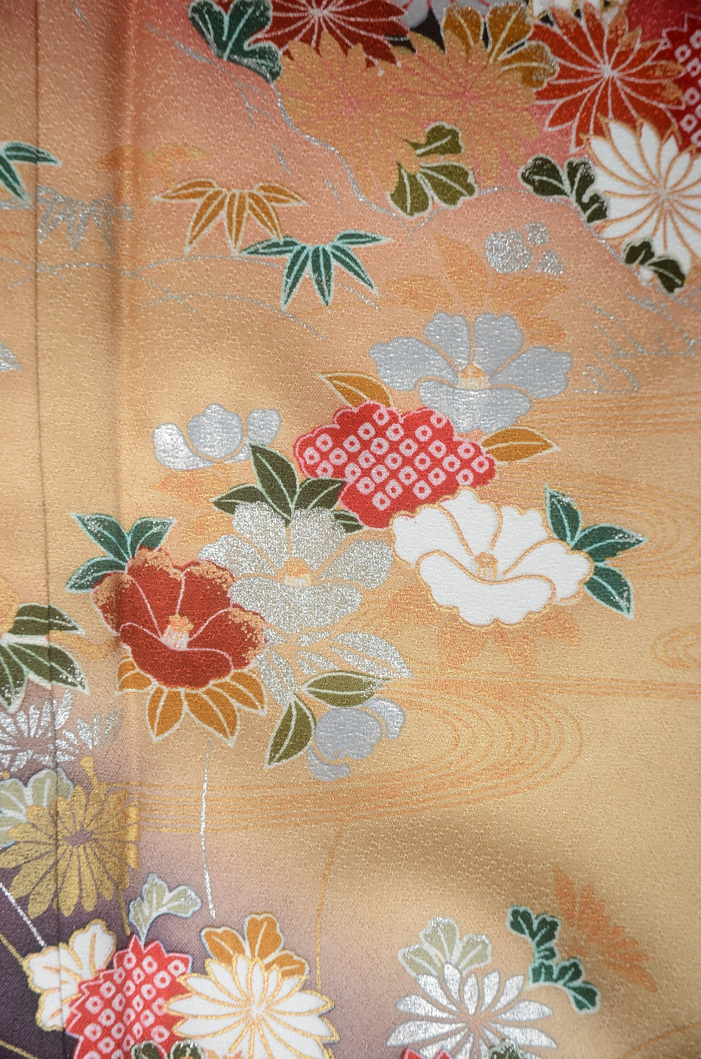 Long-sleeved kimono 6 items set / Furisode / FK#1-707