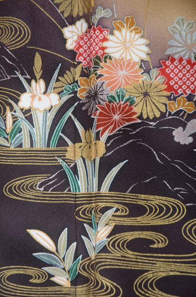 Long-sleeved kimono 6 items set / Furisode / FK#1-707