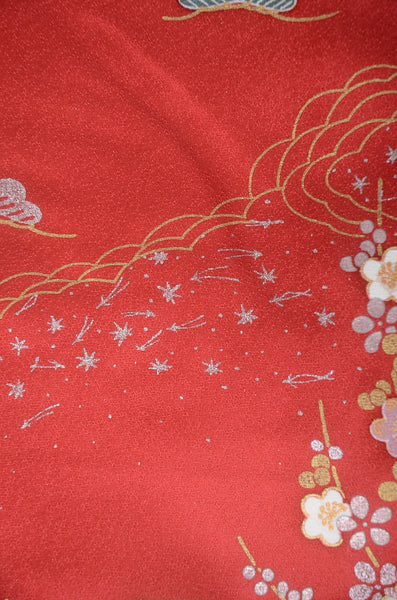 Long-sleeved kimono 6 items set / Furisode / FK#1-707
