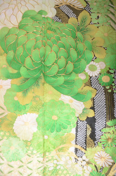 Long-sleeved kimono 6 items set / Furisode / FK#1-711