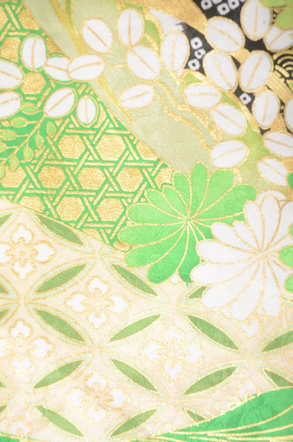 Long-sleeved kimono 6 items set / Furisode / FK#1-711