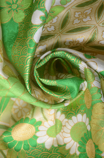 Long-sleeved kimono 6 items set / Furisode / FK#1-711