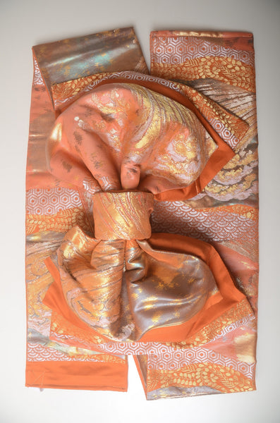 Long-sleeved kimono 6 items set / Furisode / FK#1-711