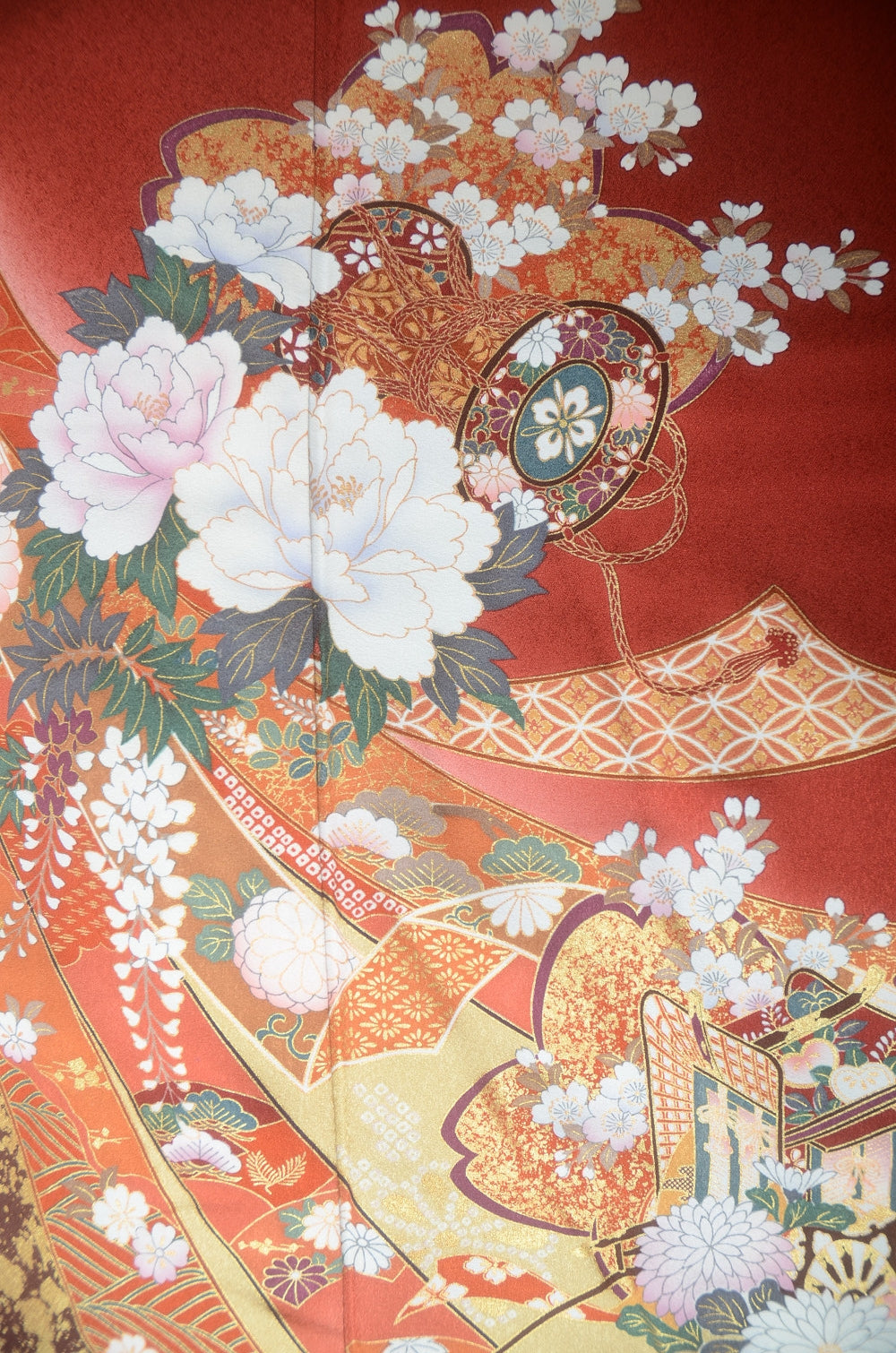 Long-sleeved kimono 6 items set / Furisode / FK#1-714