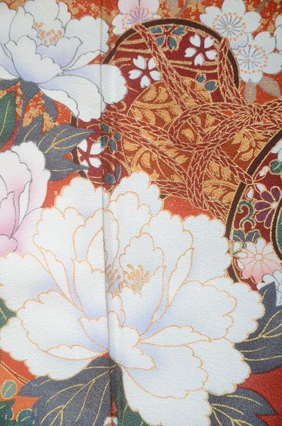 Long-sleeved kimono 6 items set / Furisode / FK#1-714