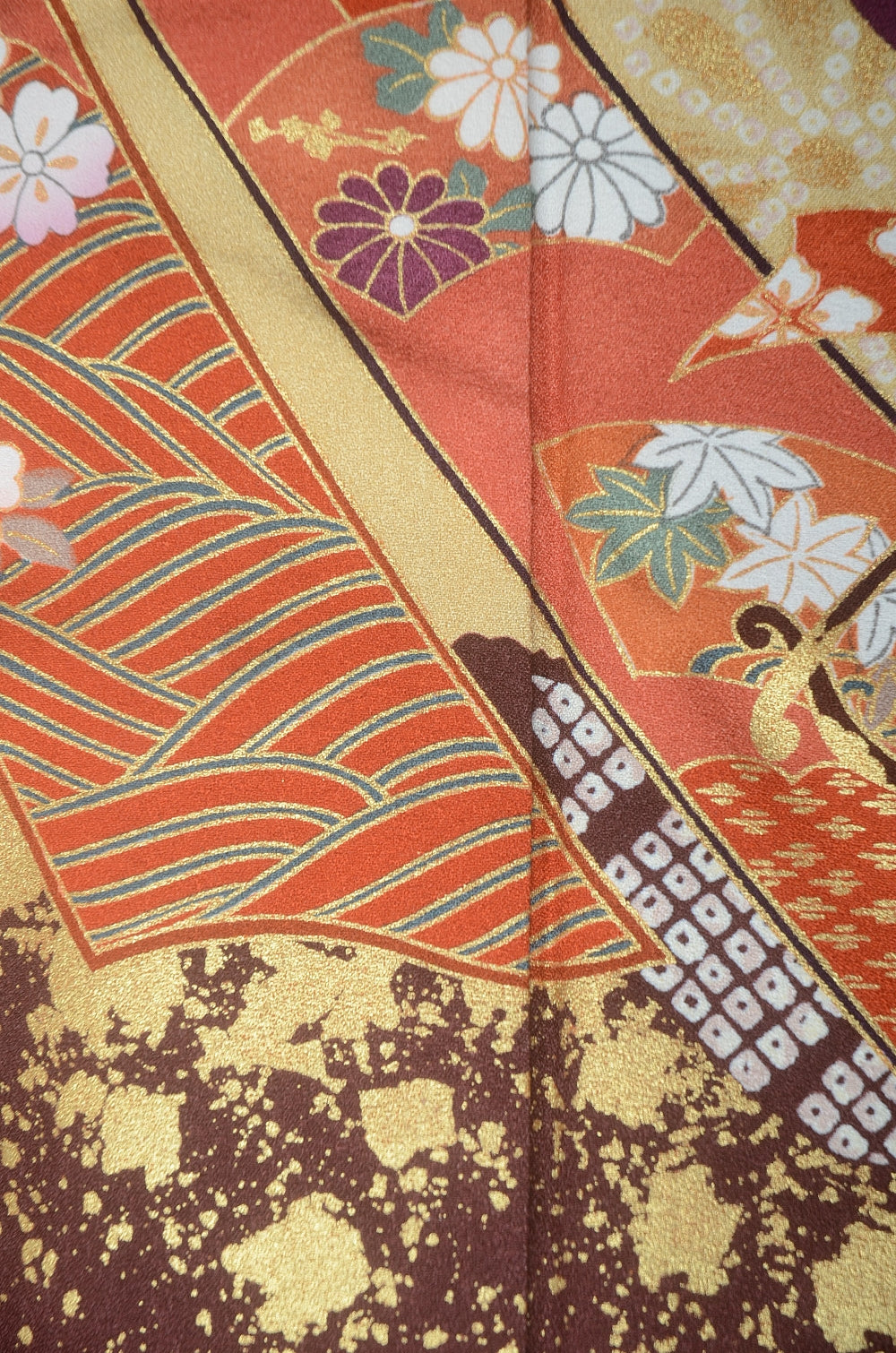 Long-sleeved kimono 6 items set / Furisode / FK#1-714