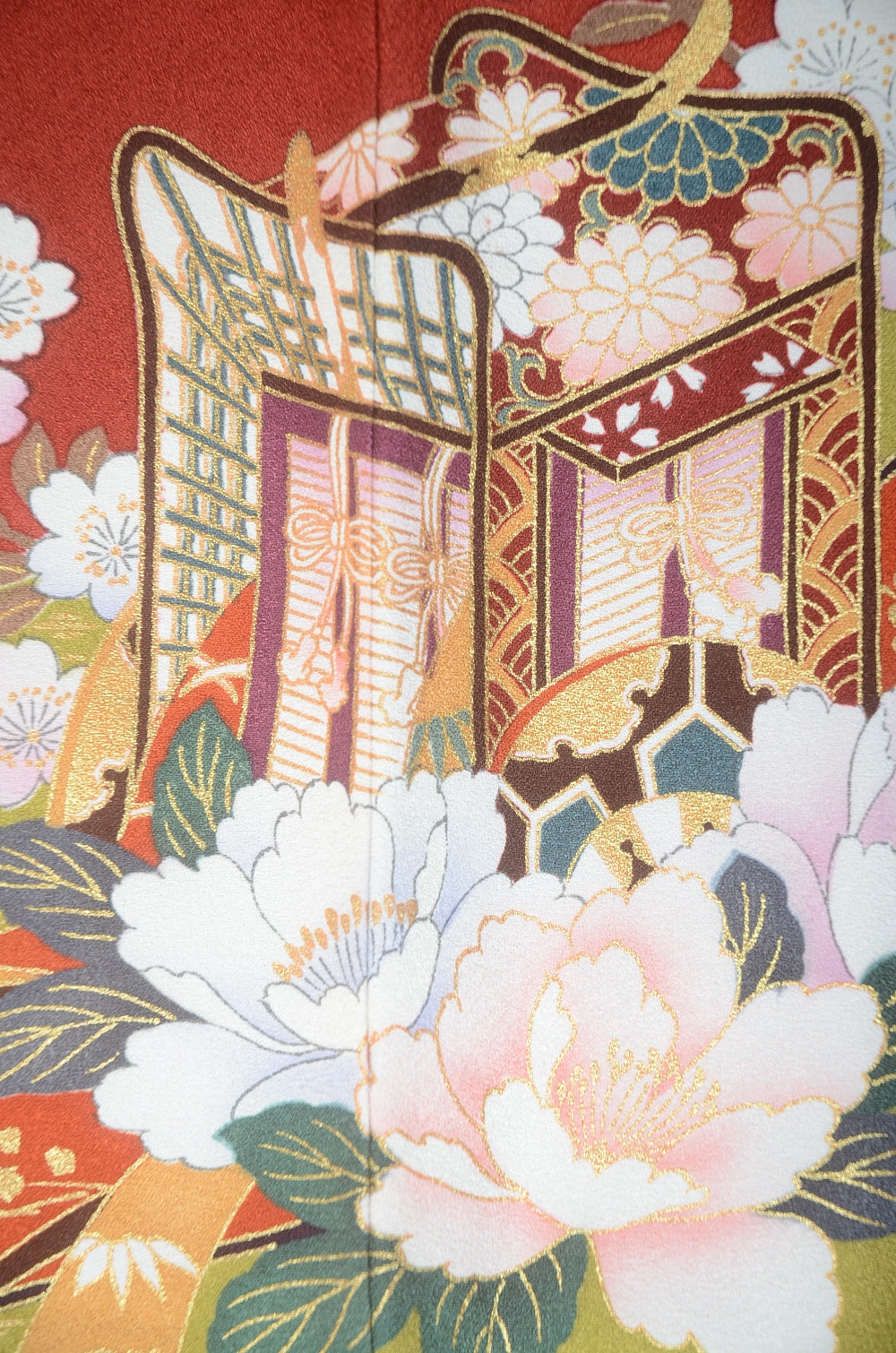 Long-sleeved kimono 6 items set / Furisode / FK#1-714