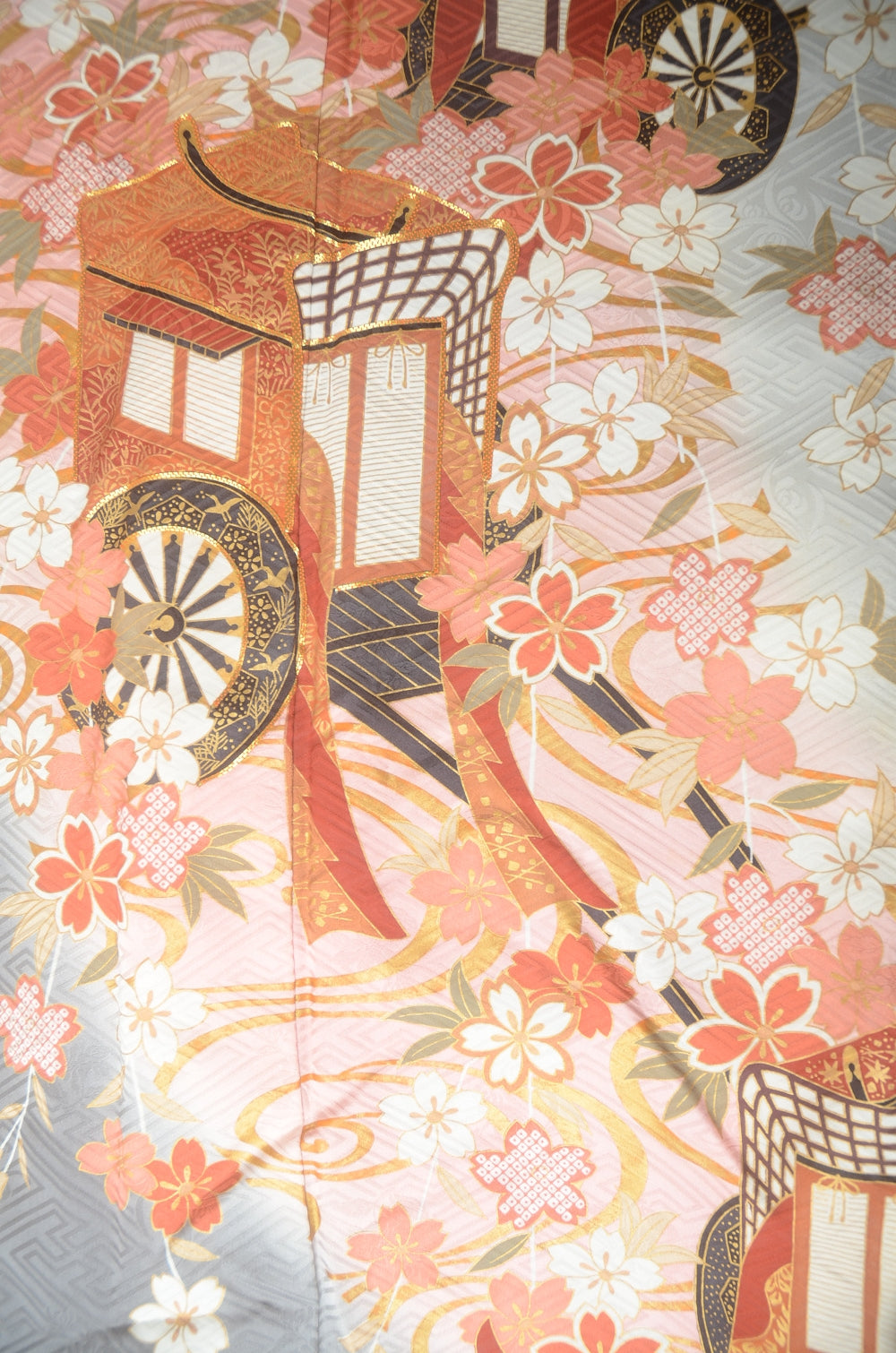 Long-sleeved kimono 6 items set / Furisode / FK#1-715