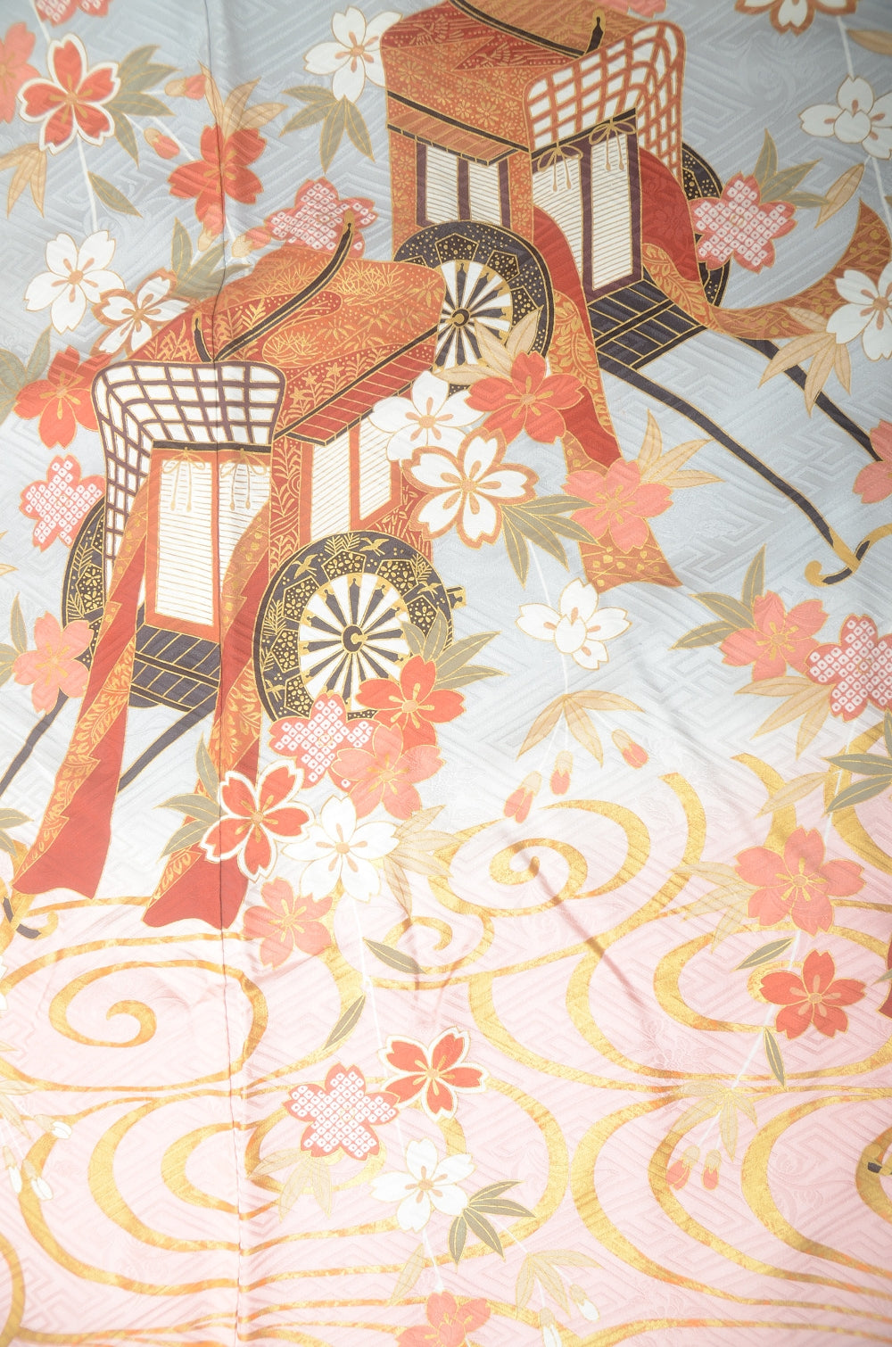 Long-sleeved kimono 6 items set / Furisode / FK#1-715