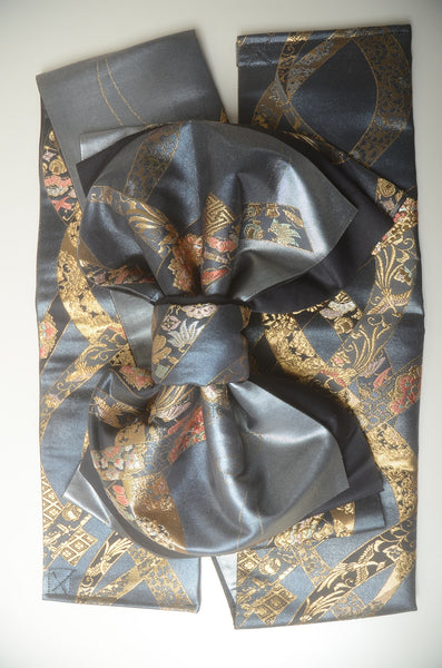 Long-sleeved kimono 6 items set / Furisode / FK#1-715