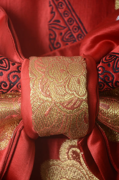 Long-sleeved kimono 6 items set / Furisode / FK#1-728