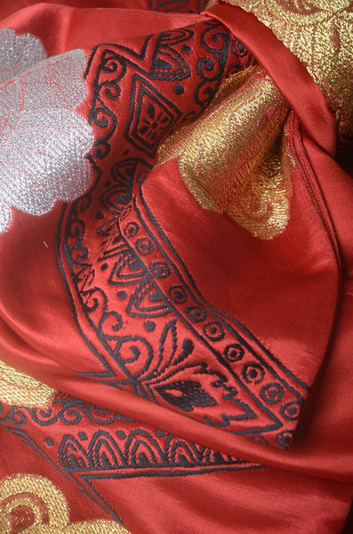 Long-sleeved kimono 6 items set / Furisode / FK#1-728