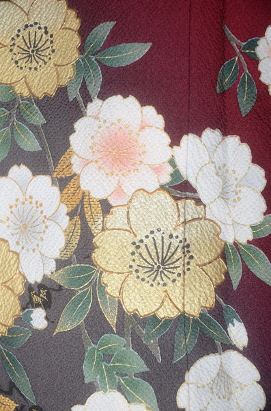 Long-sleeved kimono 6 items set / Furisode / FK#1-729