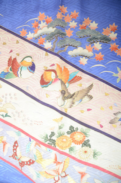 Long-sleeved kimono 6 items set / Furisode / FK#1-730