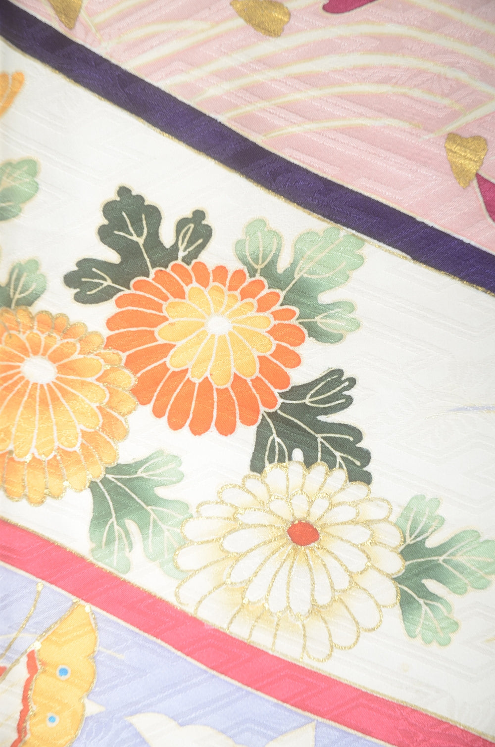 Long-sleeved kimono 6 items set / Furisode / FK#1-730