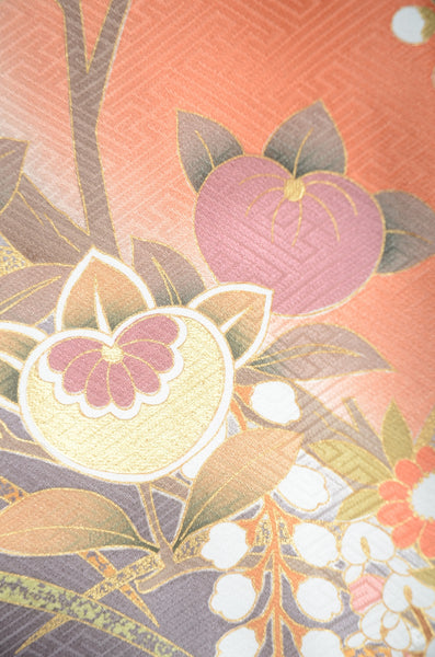 Long-sleeved kimono 6 items set / Furisode / FK#1-731