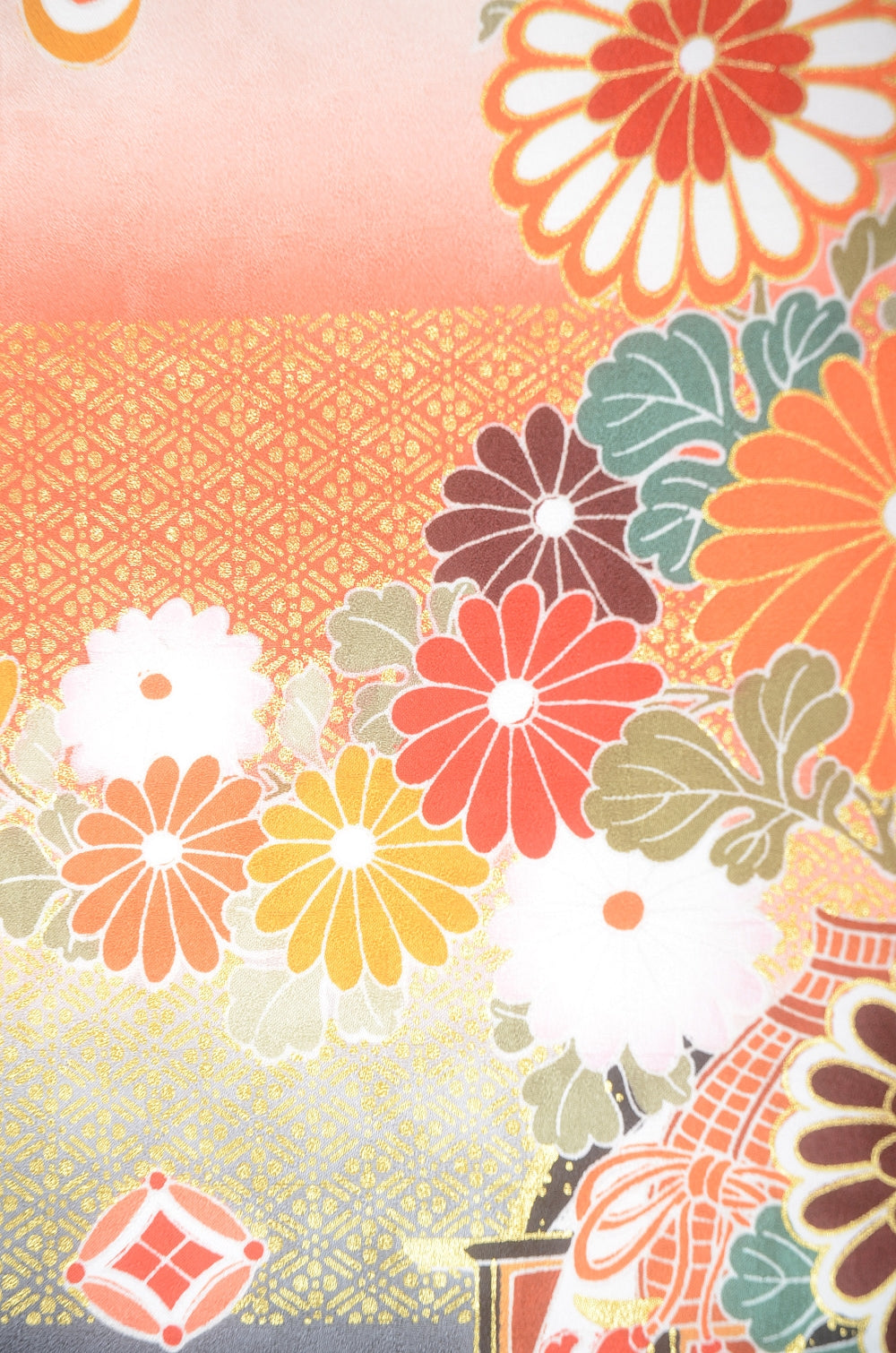 Long-sleeved kimono 6 items set / Furisode / FK#1-733