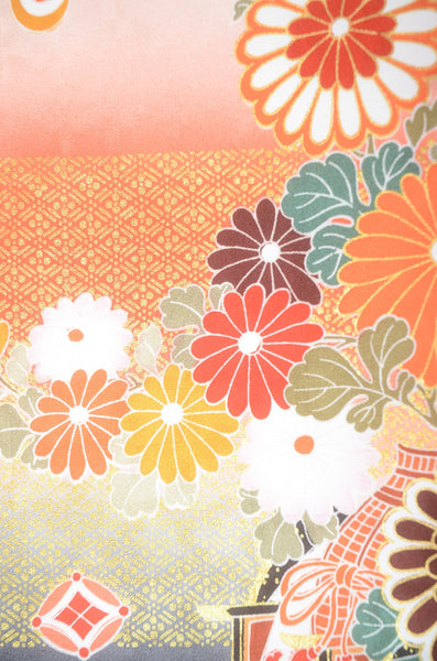 Long-sleeved kimono 6 items set / Furisode / FK#1-733