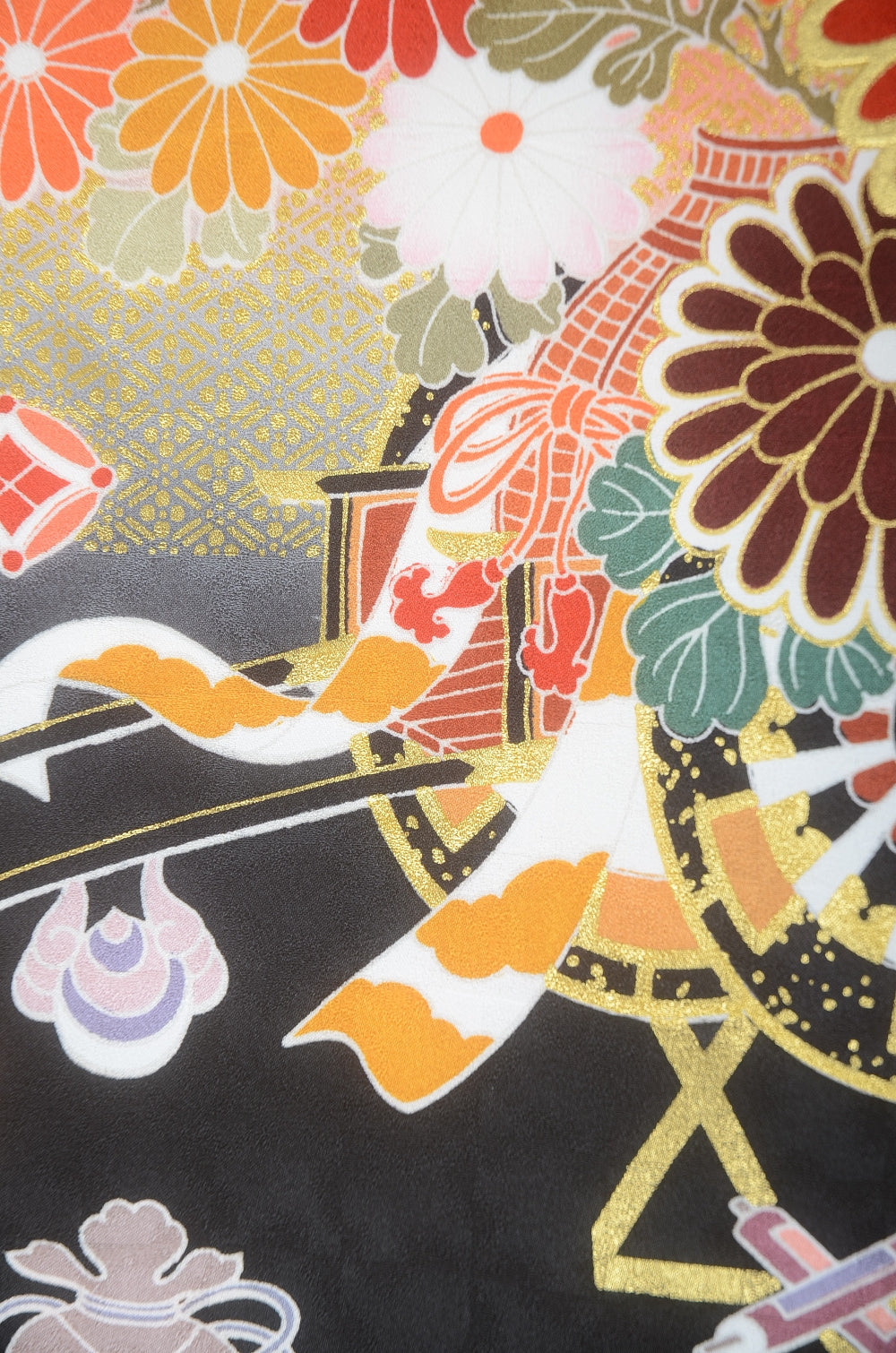 Long-sleeved kimono 6 items set / Furisode / FK#1-733