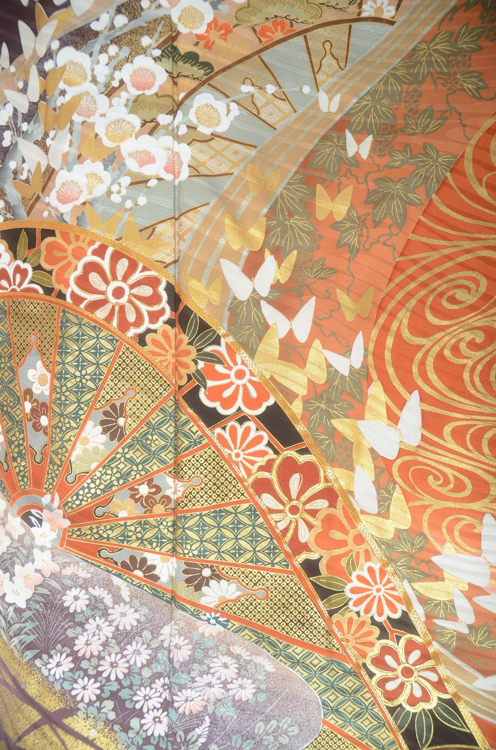 Long-sleeved kimono 6 items set / Furisode / FK#1-734