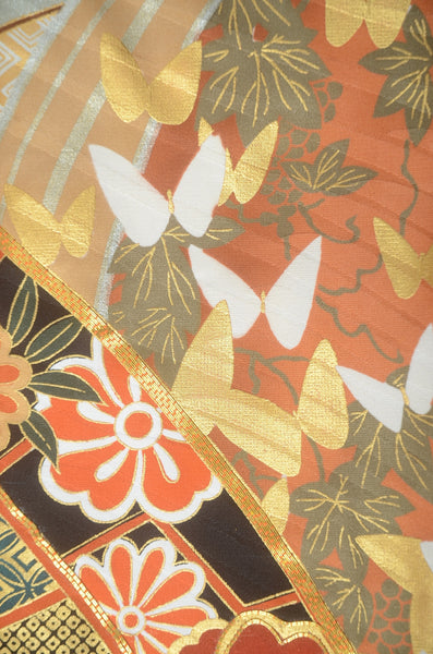 Long-sleeved kimono 6 items set / Furisode / FK#1-734