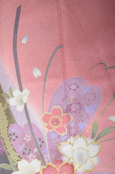 Long-sleeved kimono 6 items set / Furisode / FK#1-735