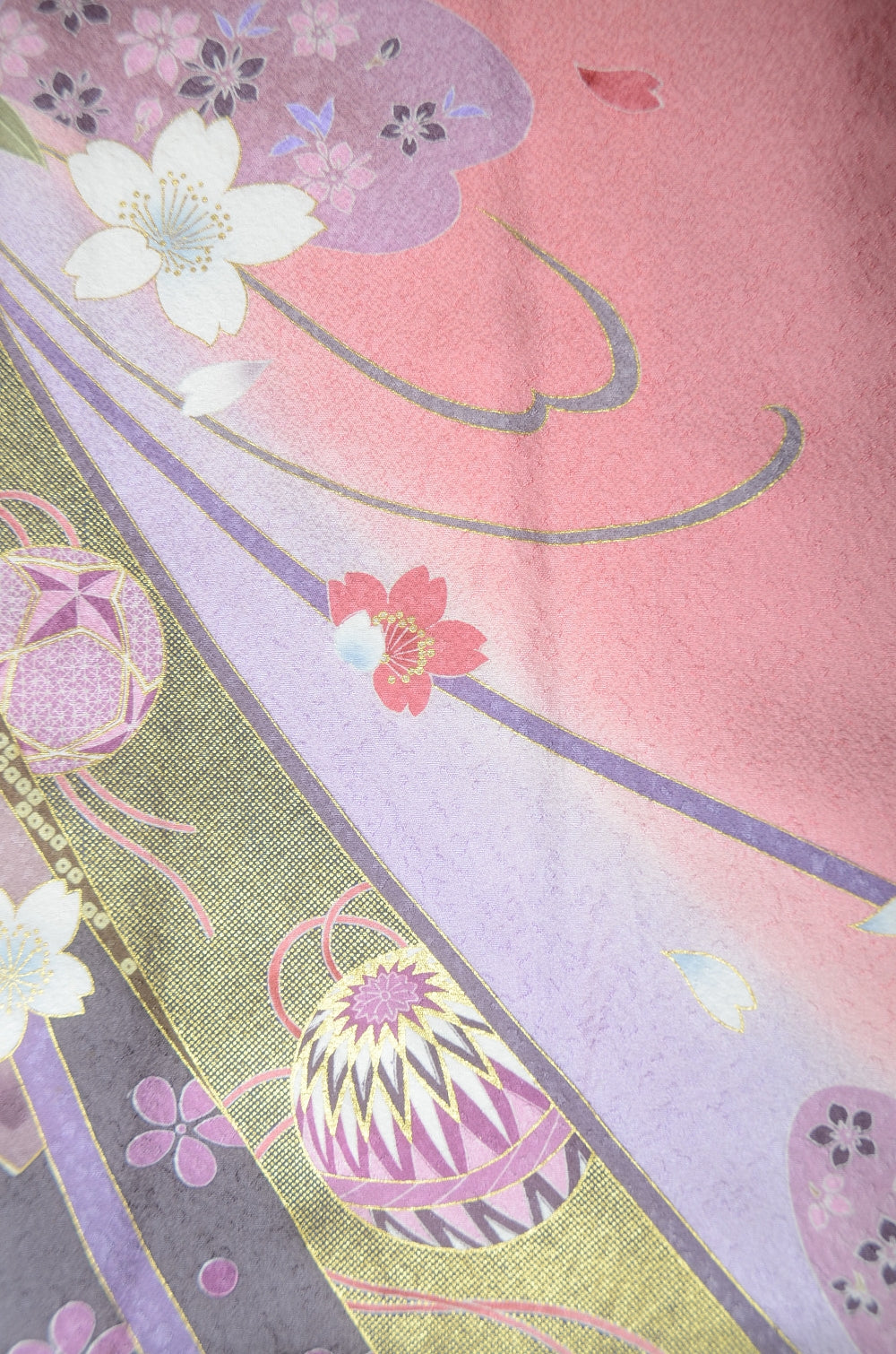 Long-sleeved kimono 6 items set / Furisode / FK#1-735