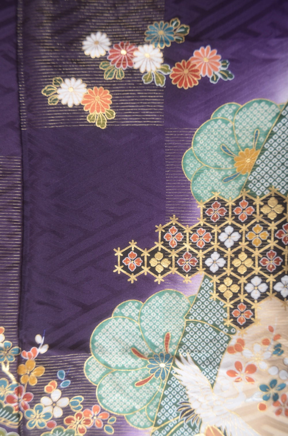 Long-sleeved kimono 6 items set / Furisode / FK#1-738