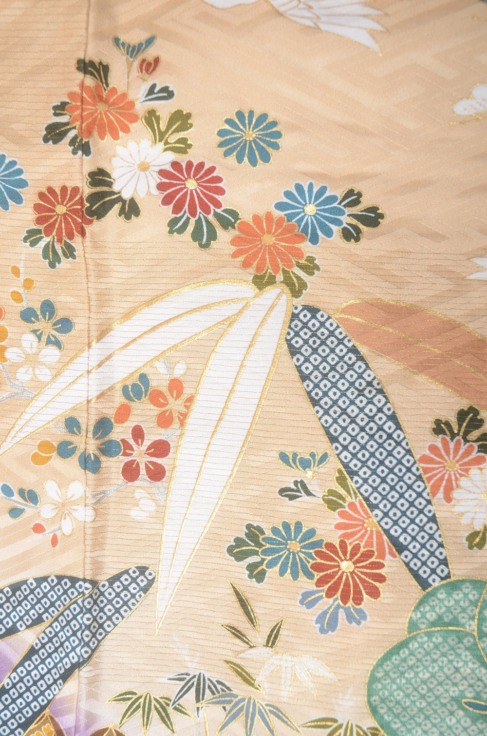 Long-sleeved kimono 6 items set / Furisode / FK#1-738