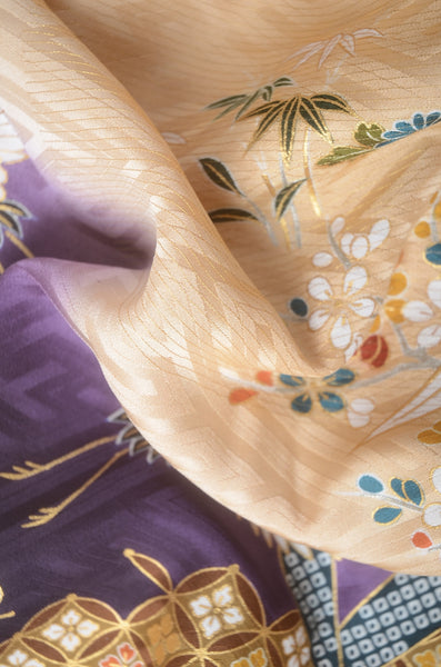 Long-sleeved kimono 6 items set / Furisode / FK#1-738