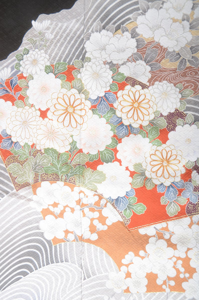 Long-sleeved kimono 6 items set / Furisode / FK#1-739