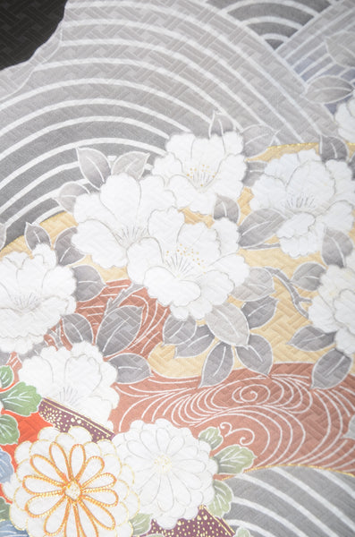 Long-sleeved kimono 6 items set / Furisode / FK#1-739