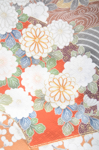 Long-sleeved kimono 6 items set / Furisode / FK#1-739