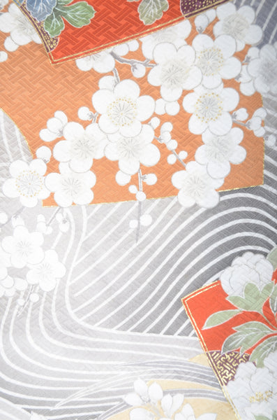 Long-sleeved kimono 6 items set / Furisode / FK#1-739