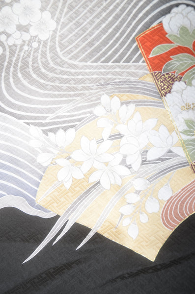 Long-sleeved kimono 6 items set / Furisode / FK#1-739