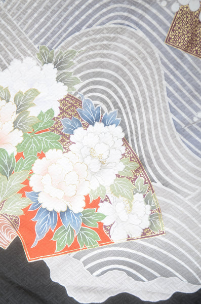 Long-sleeved kimono 6 items set / Furisode / FK#1-739