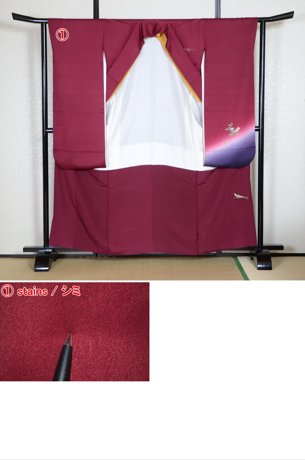 Long-sleeved kimono 6 items set / Furisode / FK#1-716