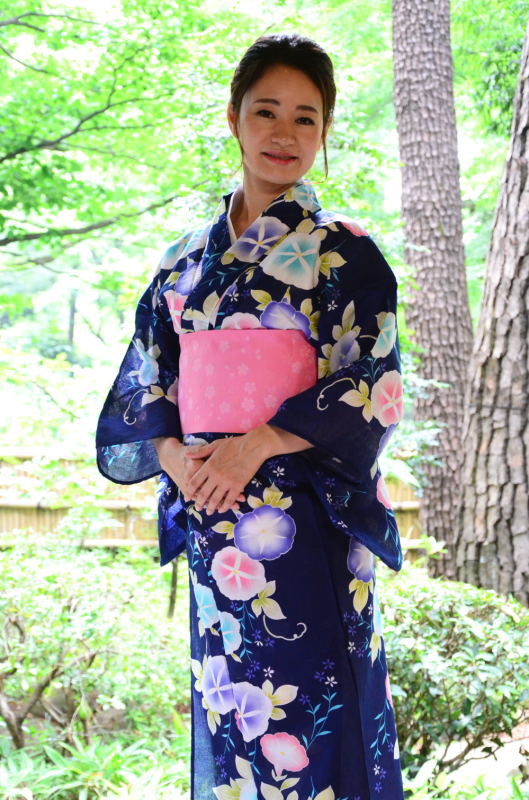Japanese yukata kimono / ST #556