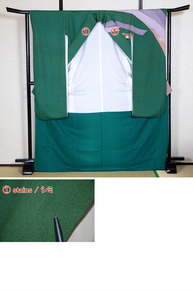 Long-sleeved kimono 6 items set / Furisode / FK#1056