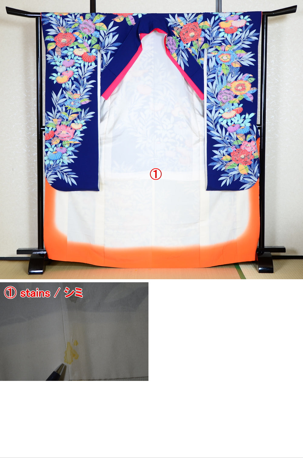 Long-sleeved kimono 6 items set / Furisode / FK#1-361