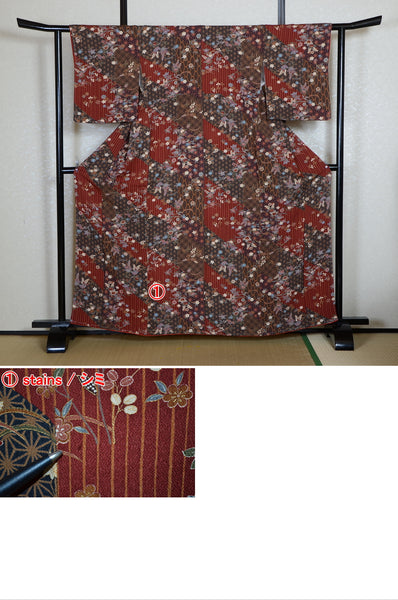Japanese kimono 4 items set / SK #1-626