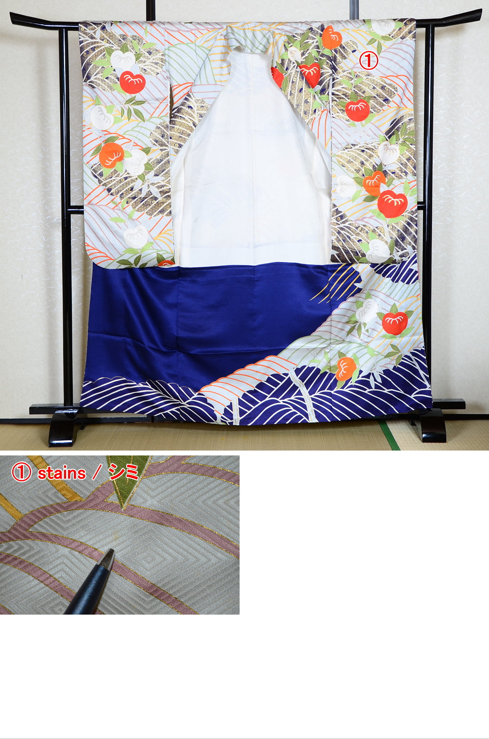 Long-sleeved kimono 6 items set / Furisode / FK#1-301