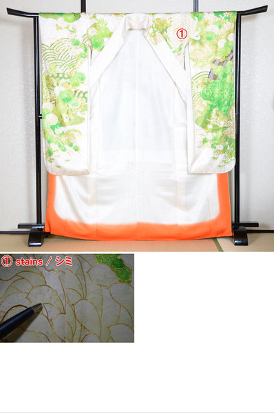 Long-sleeved kimono 6 items set / Furisode / FK#1-711