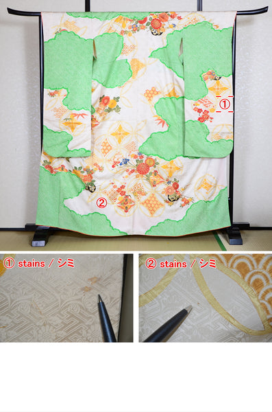 Long-sleeved kimono / Furisode / FK#810