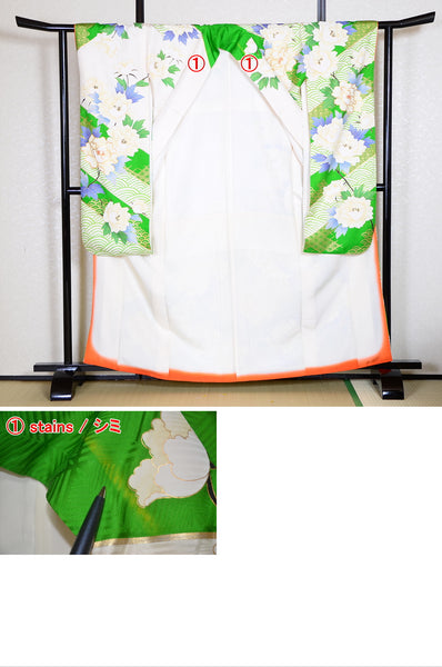 Long-sleeved kimono 6 items set / Furisode / FK#995