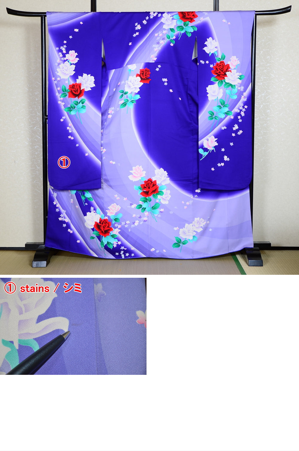 Long-sleeved kimono 6 items set / Furisode / FK#819