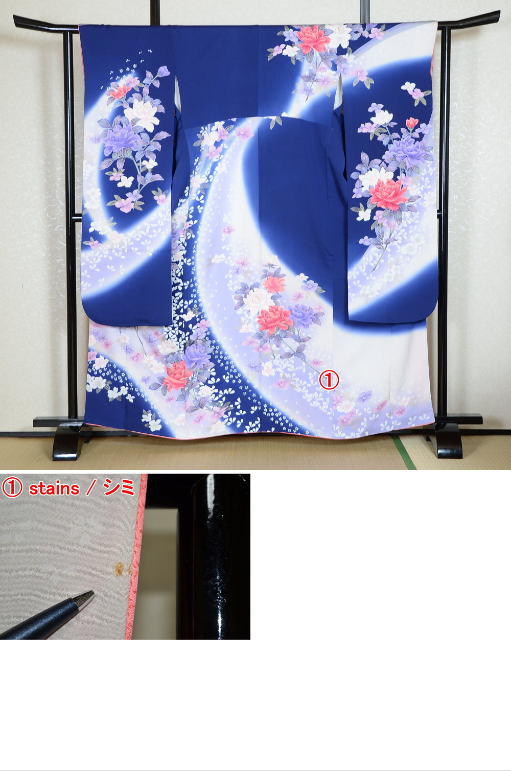 Long-sleeved kimono 6 items set / Furisode / FK#1-703