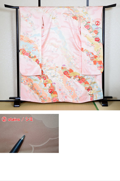 Long-sleeved kimono 6 items set / Furisode / FK#1-441